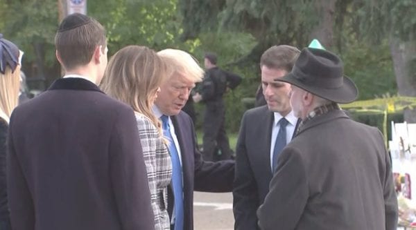 Despite Mixed Reactions Trump Visits Pittsburgh In Aftermath Of Synagogue Shooting J Wire 