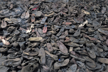 March of Living raises $500,000 to conserve 8,000 shoes at Auschwitz ...