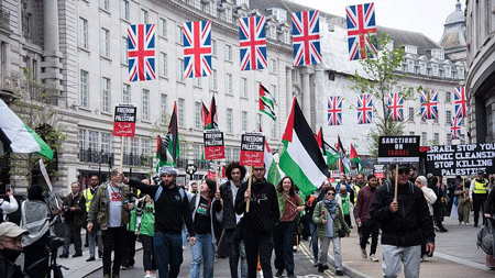 Protesters urge intifada at ‘Nakba’ Day in London – J-Wire