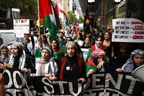 'Get educated': students strike to support Palestinians – J-Wire